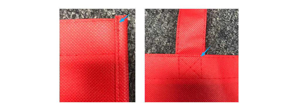 Quality standards for stitching of non-woven bags