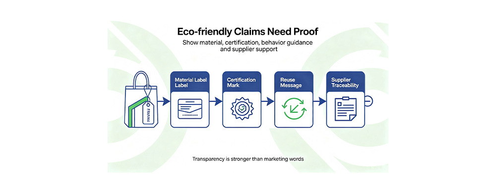 How can I prove to consumers that my non-woven bag is environmentally friendly