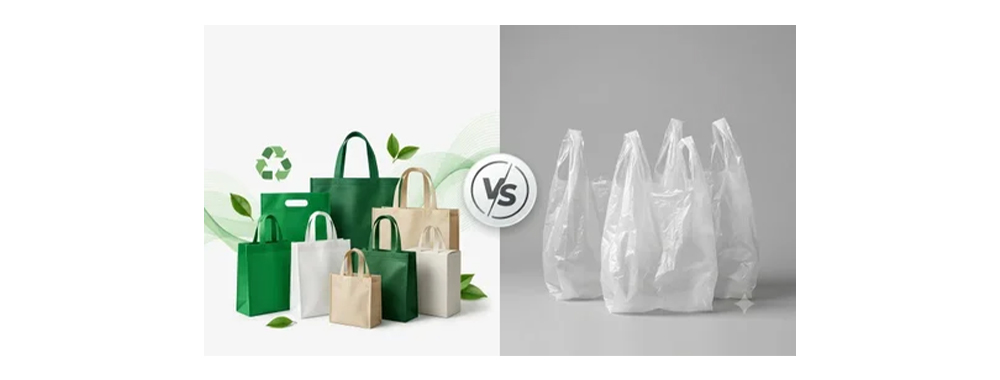 Non-Woven Bag vs.Plastic grocery bags