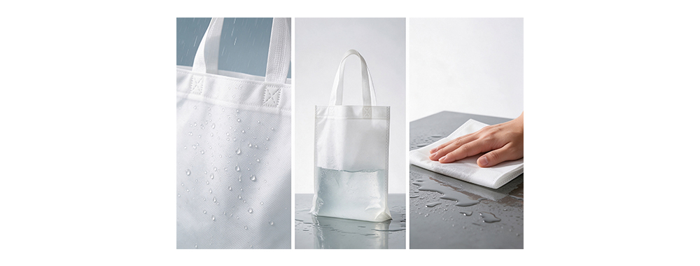 The waterproof effect of untreated non-woven bags