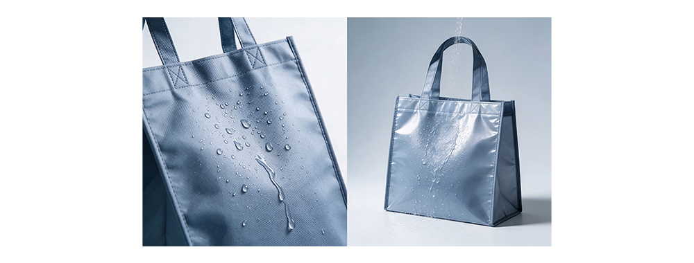 Waterproof effect of laminated non-woven bags